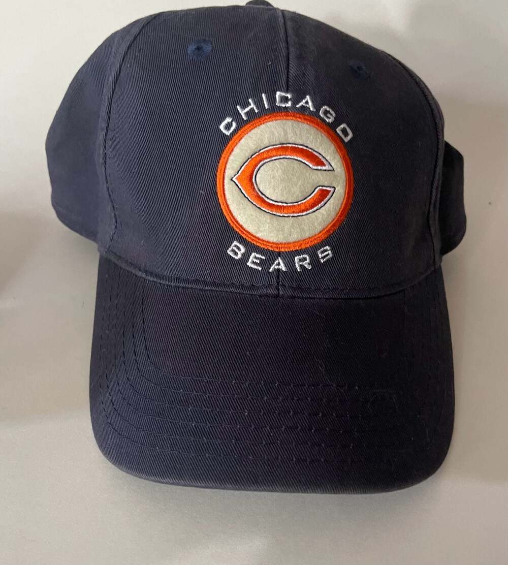 NFL Game Day Chicago Bears Navy Blue Embroidered Strapback Cap
